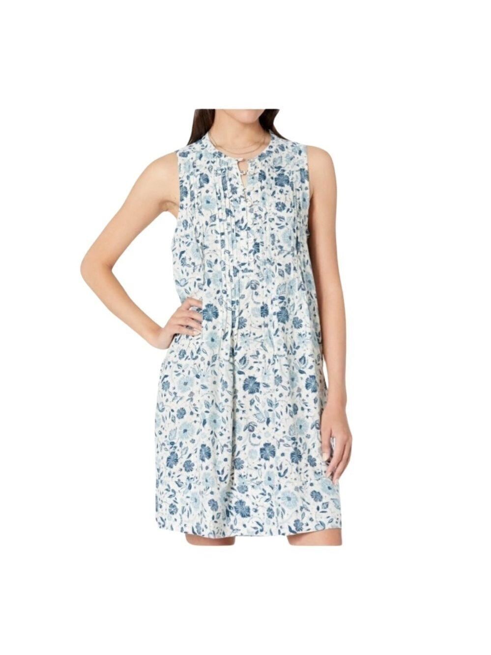Faherty Isha Linen Blend Dress in Dreamer Floral NWT Size XS